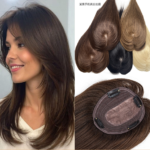 10 Inch Hair Topper for Women - Silk Base Clip in Hairpiece for Thinning Hair