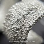 925 Sterling Silver Micro-Particle Texture Hoop Earrings - Chunky Statement C-Hoops