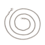 0.118 inch 925 silver flower basket chain, steel color and gold color vacuum electroplated hip-hop rap jewelry, stainless steel with chain