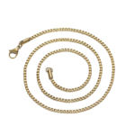 2mm 925 Silver Moissanite Box Chain Hip-Hop Jewelry with Chain Stainless Steel Vacuum Plated Clavicle Chain Box Chain