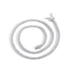 2mm Moissanite Necklace European and American Hip-Hop Jewelry Tennis Chain Couple Stacking Fine Choker Tennis Chain