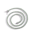 3mm 3-claw Apple Green Moissanite Tennis Chain European and American Hip-Hop Jewelry tennischain Trendy 3-Claw Tennis Chain for Women